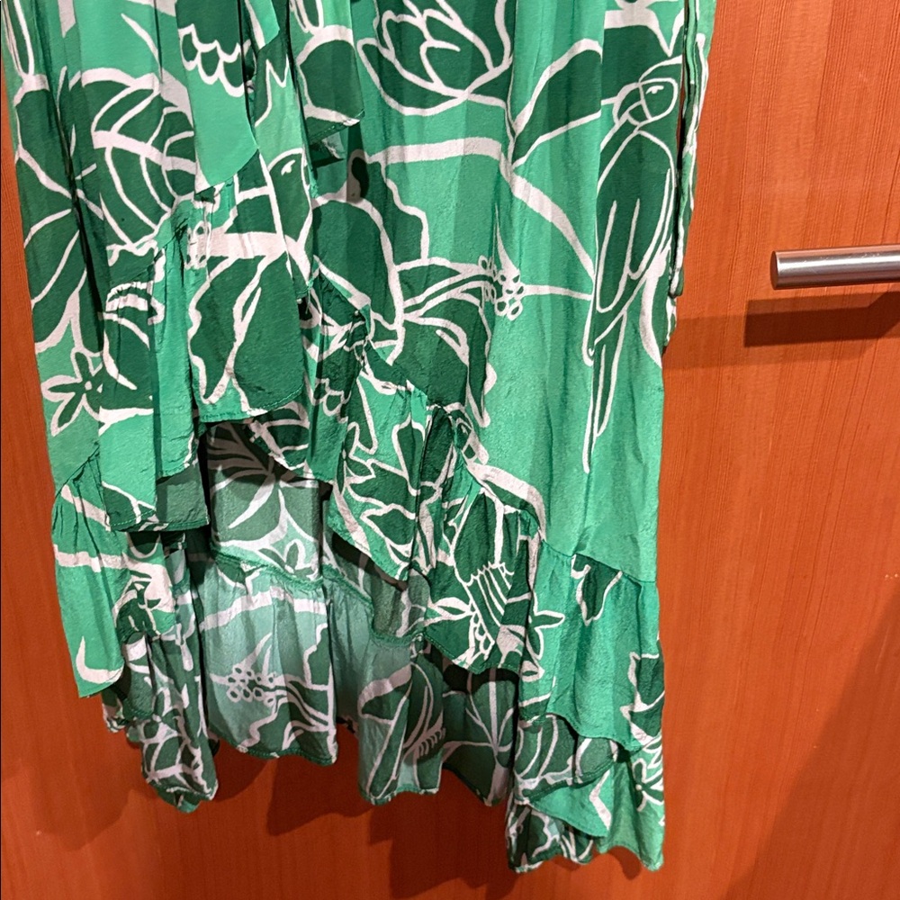 Farm Rio Printed One-Shoulder Ruffle Dress - Picture 6 of 9